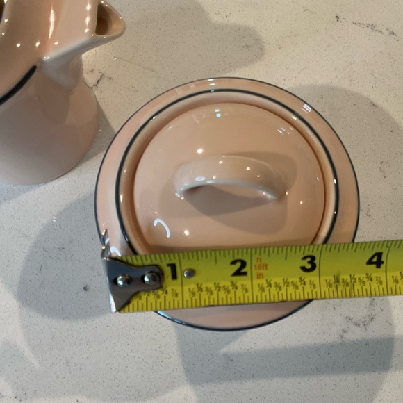 Studio Nova Neapolitan Opal Creamer & Sugar Set Japan Pale Pink & Blue Trim - Picture 8 of 11